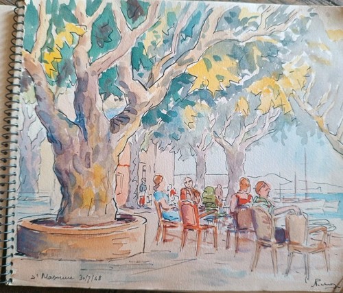 Carnet croquis paysage de - croquis,