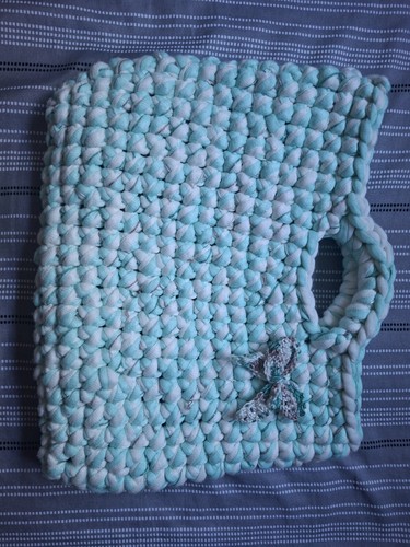 Sac fait main crochet - main,