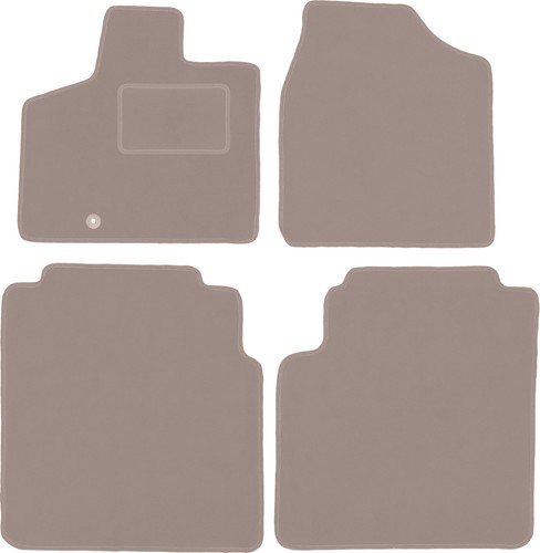 Tapis sol velours beige - de,