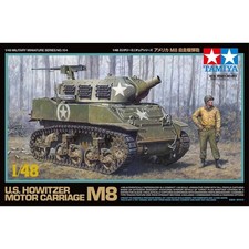 M8 Hmc Tamiya 1/48 : Obusier Us Détaillé, Tourelle Ouverte Réaliste, Poids Métal