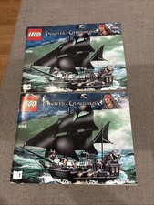 Lego Pirates of the Caribbean The Black Pearl Instruction Manuals for Set 4184