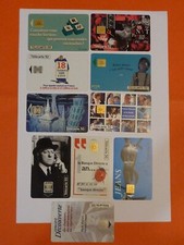 LOT N° 5 - 10 CARTES TÉLÉPHONIQUE VIDE D'UNITÉ  FRANCE TELECOM