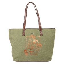 Les Tropeziennes par M.Belarbi - Sac shopping "Oliana" - kaki - 12592