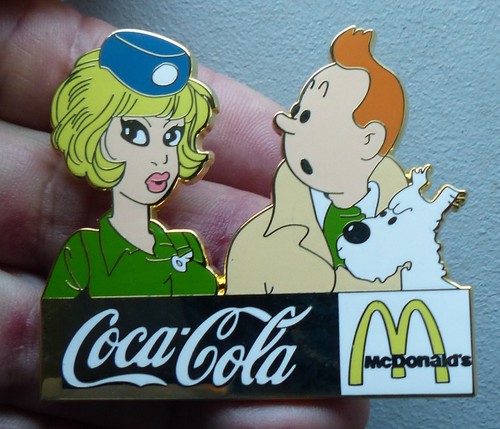 Grand pins pin tintin - grand, milou