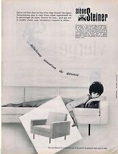 ADVERTISING 115 1961 STEINER seats sofas armchairs