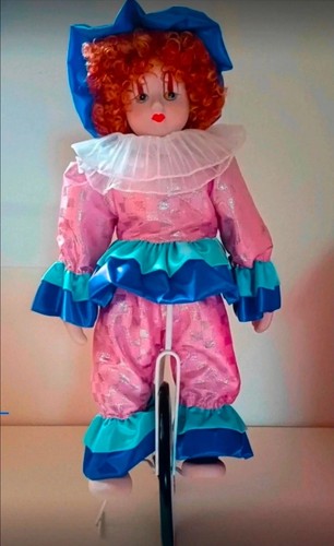 Poupée clown vintage - poupée,