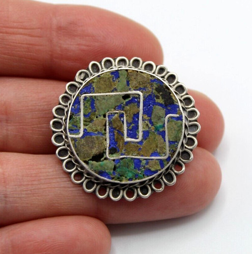Ancien pendentif broche - broche, en
