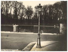 Albert Gilles, Paris, Jardin des Tuilleries et sa passerelle  Collection Albert 