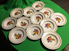 12 Assiettes Creuses Faïence