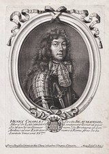 Portrait De Charles Henri De Beaumanoir Lavardin, Gravure En Cuivre 1680
