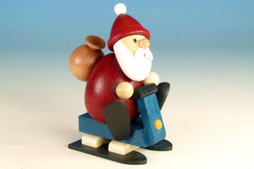 Figurine bois père noël - figurine, en