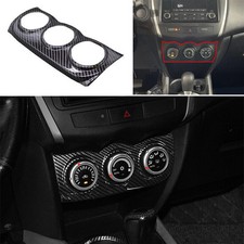 Carbon Fiber Center AC Button Control Frame For Mitsubishi Outlander Sport 11-17