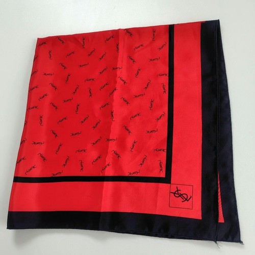 Foulard soie yves saint - en,