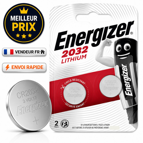 Pile cr2032 energizer - pile, lithium
