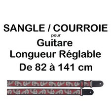 Sangle guitare nylon tisse - sangle,