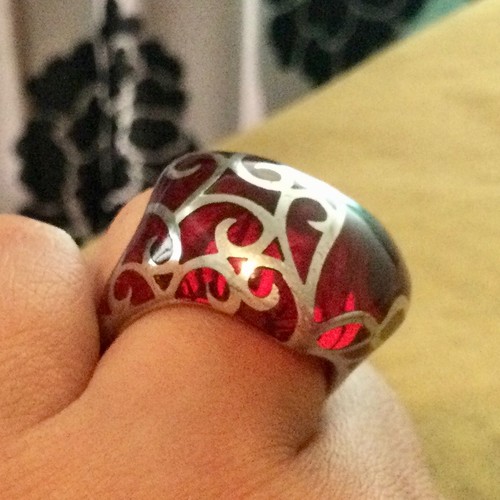 Grosse bague cocktail - grosse, vintage
