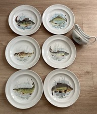 Service à Poisson Porcelaine