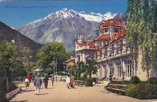 c.ill.  MERANO ann. MALLES BOLZANO 230 from 1928 for MILAN (A2844)