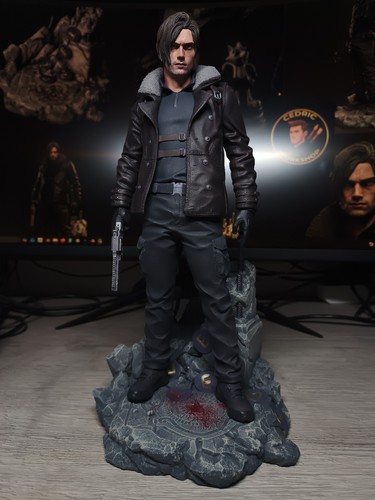 Figurine resine leon kennedy - figurine,