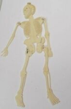 VINTAGE PVC PLASTIC HORROR MONSTER HUMAN SKELETON FIGURINE TOY