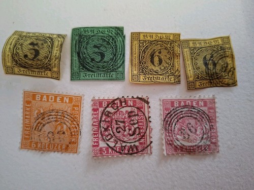 Timbres allemands bade - allemands,
