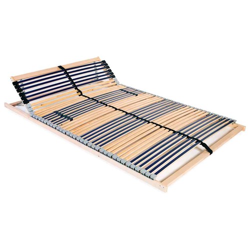 Sommier lattes marron bois - sommier,