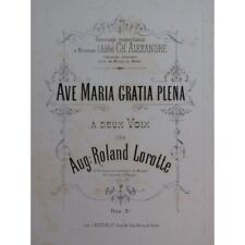 ROLAND LOROTTE Aug. Ave Maria