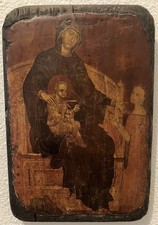 Icône Peinture Sur Panneau De