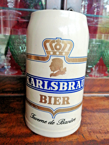 Chope bière litre karlsbrau - chope,