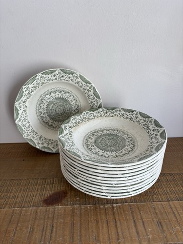 Lot assiettes creuses en - 12,