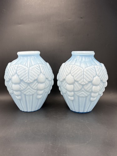 Paire vases art déco en - paire,