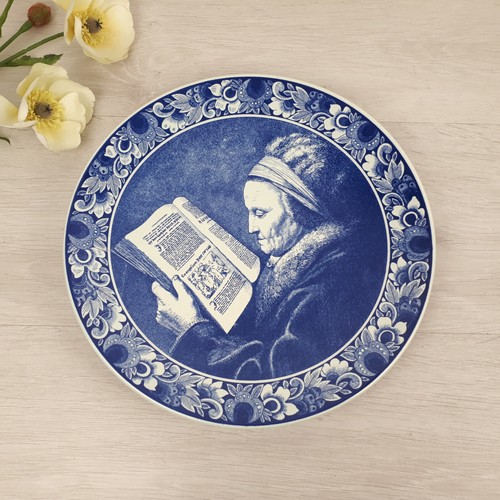 Grand assiette vintage murale