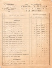 PRECISION AND POPULARIZATION COMPASSES CURVIMETERS G THOMAS A PARIS