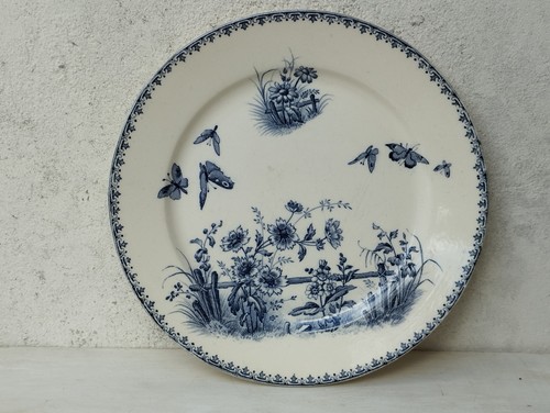 Assiette plate sarreguemines - assiette,