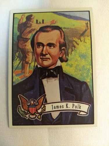 James polk president - james, card
