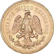 Mexique, 50 Pesos, 1943, Mexico City, Or, TTB+, KM:482