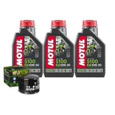 Kit Filtre D'Huile Motul 5100 10W30 Pour Moto Guzzi 850 T3 California 1975>1983