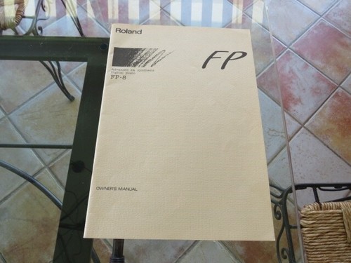 Notice piano roland - roland, fp8