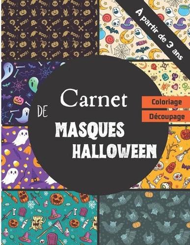 Carnet masques halloween - de,