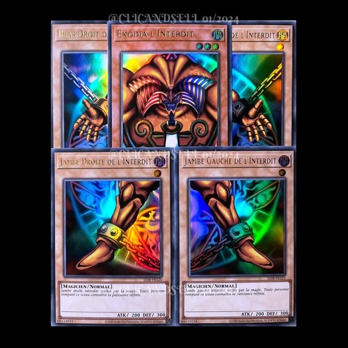 Lot des 5 - ♦yu-gi-oh!♦,