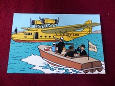 carte postale TINTIN  /  Hergé