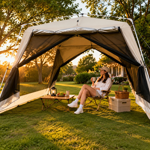 Tente abri solaire - solaire, automatique