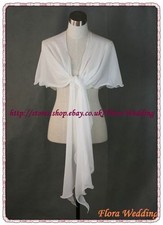 Mousseline Souple Mariage Étole / Soirée Châle / Bal Concours Haut Enveloppant