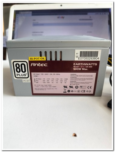 Alimentation antec 500 - pc,