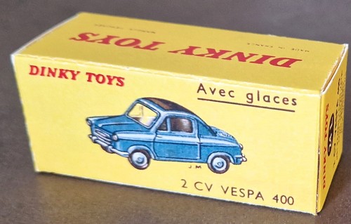 Dinky toys boite vide repro - vide,