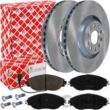 Febi Disques Ø340mm + Revêtements Avant pour Audi A3 S3 8V VW Golf VII 2.0 R Gti