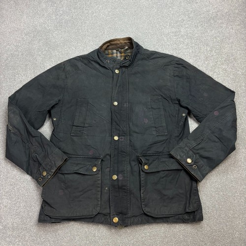 Veste cire adulte noir - en,