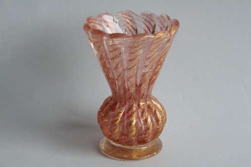 Murano vase verre cordonatto - verre,
