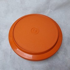 Boîte Tupperware Vintage Orange Avec Couvercle - Années 70