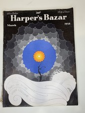 HARPER'S BAZAR BAZAAR * March 1928 * Erte Cover ART DECO 